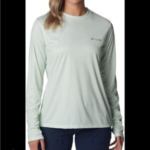 Columbia Women's Long Sleeve Omni-Wick Performance Tee - Light Mint